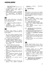 Предварительный просмотр 39 страницы HEIDELBERG Stele Duo Operating Instructions Manual