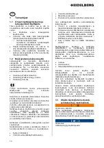 Предварительный просмотр 74 страницы HEIDELBERG Stele Duo Operating Instructions Manual