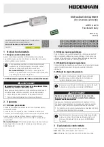 Preview for 47 page of HEIDENHAIN AK ECA 4410 Operating Instructions Manual