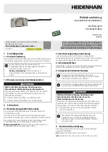 Предварительный просмотр 3 страницы HEIDENHAIN AK ECM 2410 Operating Instructions Manual