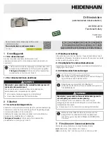 Предварительный просмотр 11 страницы HEIDENHAIN AK ECM 2410 Operating Instructions Manual