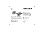 HEIDENHAIN ECN 413 2C Mounting Instructions предпросмотр