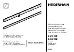 Preview for 1 page of HEIDENHAIN LIC 2107 Mounting Instructions