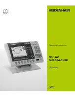 Preview for 1 page of HEIDENHAIN ND 1200 - V2.16 Operating Instructions Manual