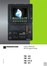 HEIDENHAIN TNC 407 User Manual preview