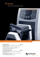 Heidolph Hei-FLOW Advantage 01 Operating Manual предпросмотр