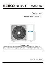 Предварительный просмотр 1 страницы Heiko JZ035-C2 Service Manual