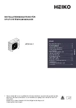 Preview for 29 page of Heiko JZ100-A1 Installation Manual