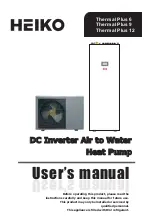 Preview for 1 page of Heiko Thermal Plus 12 User Manual