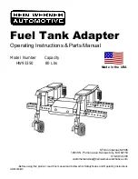 Preview for 1 page of HEIN-WERNER AUTOMOTIVE HW93350 Operating Instructions & Parts Manual