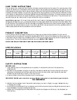 Preview for 3 page of HEIN-WERNER AUTOMOTIVE HW93350 Operating Instructions & Parts Manual