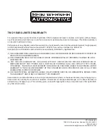 Preview for 8 page of HEIN-WERNER AUTOMOTIVE HW93642 Operating Instructions & Parts Manual