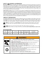 Preview for 2 page of HEIN-WERNER AUTOMOTIVE HW93765 Operating Instructions & Parts Manual