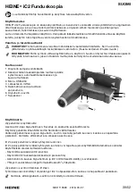 Preview for 39 page of HEINE OPTOTECHNIK iC2 Funduscope Manual