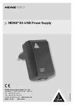 Preview for 1 page of HEINE E4-USB Manual