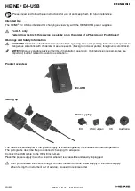 Preview for 6 page of HEINE E4-USB Manual