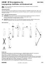 Предварительный просмотр 3 страницы HEINE F-000.22.926 Manual