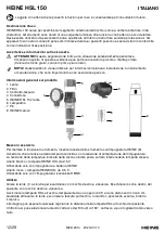 Preview for 12 page of HEINE HSL 150 Instructions Manual