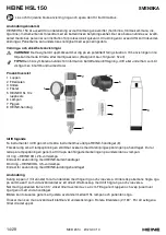 Preview for 14 page of HEINE HSL 150 Instructions Manual