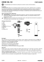 Preview for 22 page of HEINE HSL 150 Instructions Manual