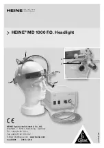 HEINE MD 1000 F.O. Manual preview