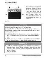 Предварительный просмотр 72 страницы Heiniger SaphirCord Instruction Manual