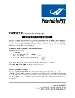 Heininger PortablePET TWISTEP Instruction Manual preview