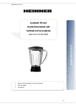 Preview for 25 page of Heinner ACC-BL600XMC Instruction Manual