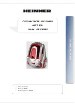 Предварительный просмотр 1 страницы Heinner ARYA 900 HVC-V900RD Manual