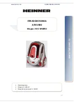 Предварительный просмотр 18 страницы Heinner ARYA 900 HVC-V900RD Manual