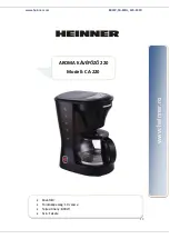 Предварительный просмотр 30 страницы Heinner CA-220 Instruction Manual