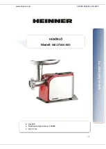 Предварительный просмотр 33 страницы Heinner CombineMix 5500 Instruction Manual