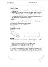 Предварительный просмотр 11 страницы Heinner DCH-350RGBK Manual