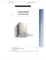 Предварительный просмотр 11 страницы Heinner DCH-650GX Instruction Manual