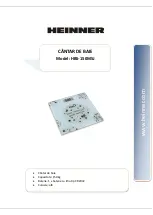 Heinner HBS-150MSJ Instruction Manual предпросмотр