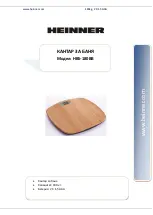 Предварительный просмотр 18 страницы Heinner HBS-180BB Instruction Manual