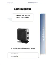 Предварительный просмотр 9 страницы Heinner HCH-L1400BK Instruction Manual