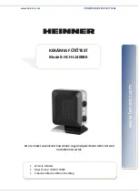 Предварительный просмотр 23 страницы Heinner HCH-L1400BK Instruction Manual