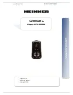 Preview for 24 page of Heinner HCM-900RBK Instruction Manual