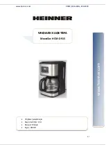 Предварительный просмотр 42 страницы Heinner HCM-D915 Manual