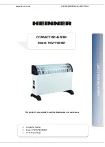 Предварительный просмотр 8 страницы Heinner HCVH-Y2000T Instruction Manual