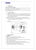 Preview for 6 page of Heinner HDF 100MN Instruction Manual