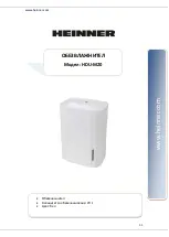 Предварительный просмотр 52 страницы Heinner HDU-M20 Instruction Manual