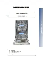 Heinner HDW-BI4582TA++ Manual preview