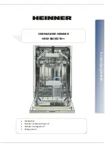 Heinner HDW-BI4592TE++ Instruction Manual preview