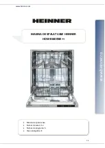 Предварительный просмотр 25 страницы Heinner HDW-BI6005IE++ Instruction Manual