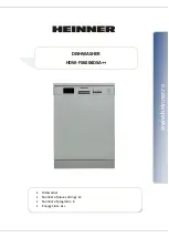 Preview for 1 page of Heinner HDW-FS6006DSA++ Instruction Manual