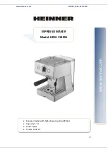 Предварительный просмотр 16 страницы Heinner HEM-1140SS Instruction Manual