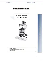 Предварительный просмотр 39 страницы Heinner HFP-1000XMC Instruction Manual