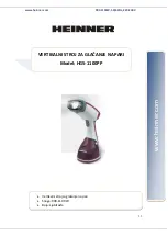 Предварительный просмотр 34 страницы Heinner HGS-1100PP Instruction Manual